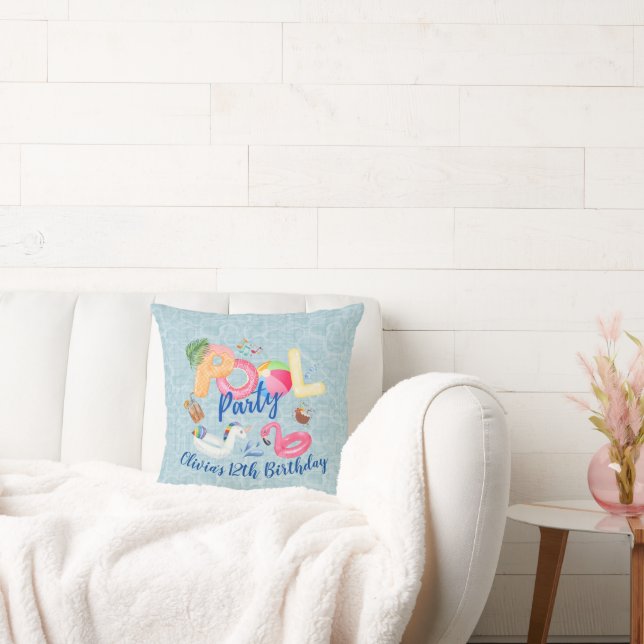 Pool Party Cushion (Couch)