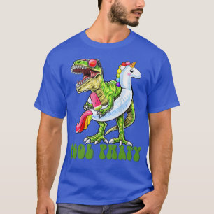 Pool Party Dinosaur Unicorn Beach Summer Vacation  T-Shirt