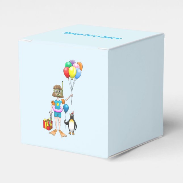 Pool Party  Favour Box (Front Side)