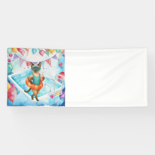 Pool Party for Cat Lovers Banner