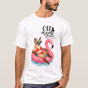 Pool Party for Siamese Cat lovers T-Shirt