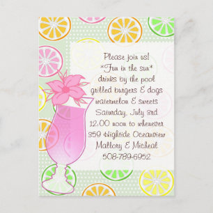 Pool Party, Fun in the sun invitation