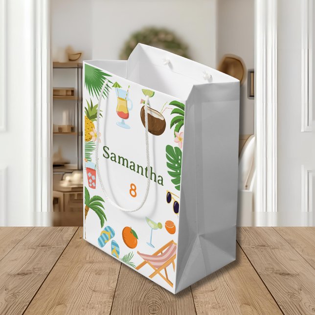 Pool Party Gift Bag - Summer Tropical Theme (Creator Uploaded)