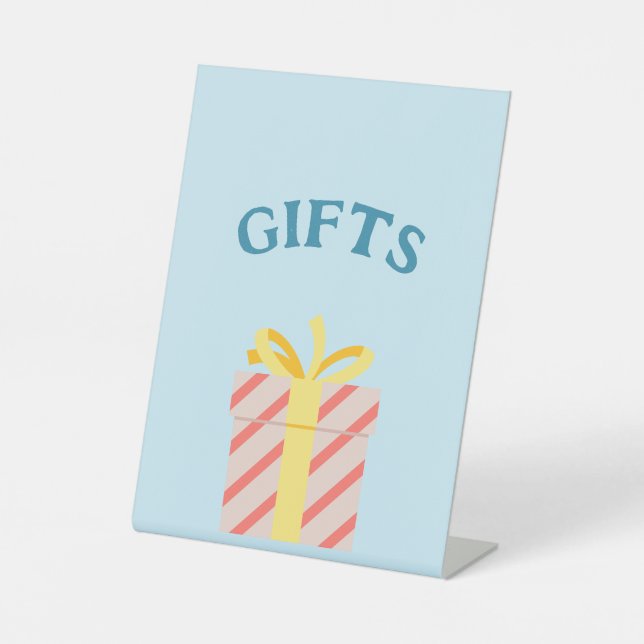 Pool Party "Gifts" sign (Front)