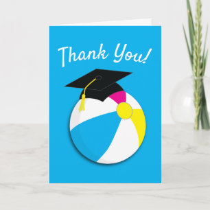 Pool Party Graduation Party Card
