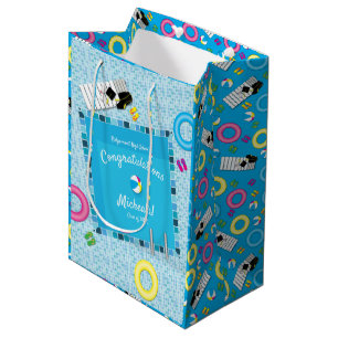 Pool Party Graduation Party Medium Gift Bag
