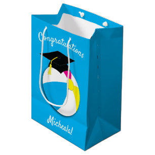 Pool Party Graduation Party Medium Gift Bag