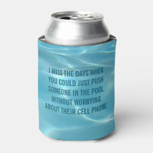 Pool Party Humourous Can Cooler