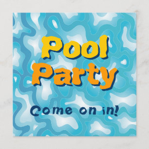 Pool Party Invitation
