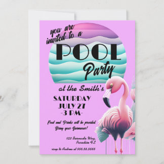 Pool Party Invitation