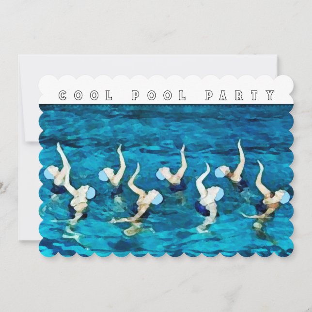 Pool Party Invitation (Front)