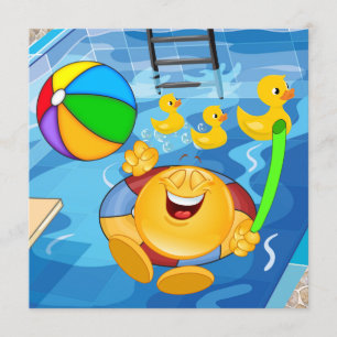 Pool Party Invitation