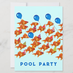 Pool Party Invitations