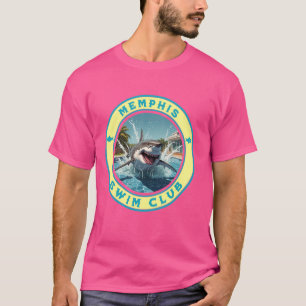 Pool Party Memphis TN Shark Theme Swimming Souveni T-Shirt