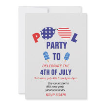 Pool Party On The 4th Of July