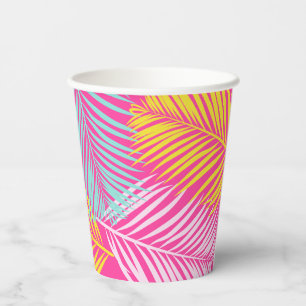 Pool Party Paper Cups   Tropical Party Cups