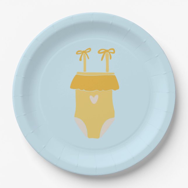 Pool Party Paper Plates (Front)