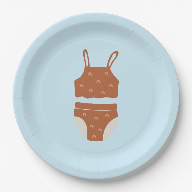 Pool Party Paper Plates (Front)