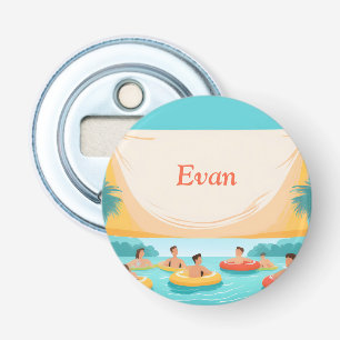 Pool Party Personalised Pool Floats Bottle Opener