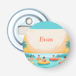 Pool Party Personalised Pool Floats Bottle Opener