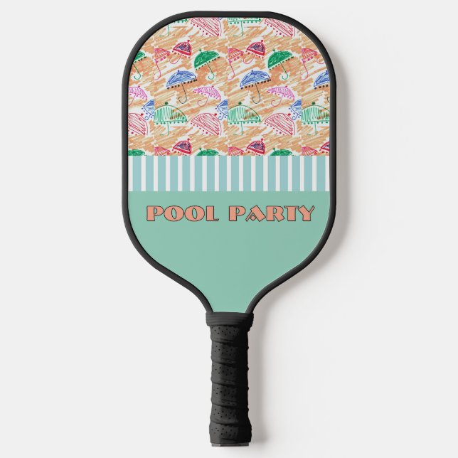 POOL PARTY  PICKLEBALL PADDLE (Front)