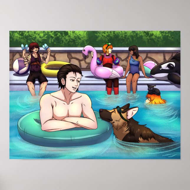 Pool Party Poster (Front)