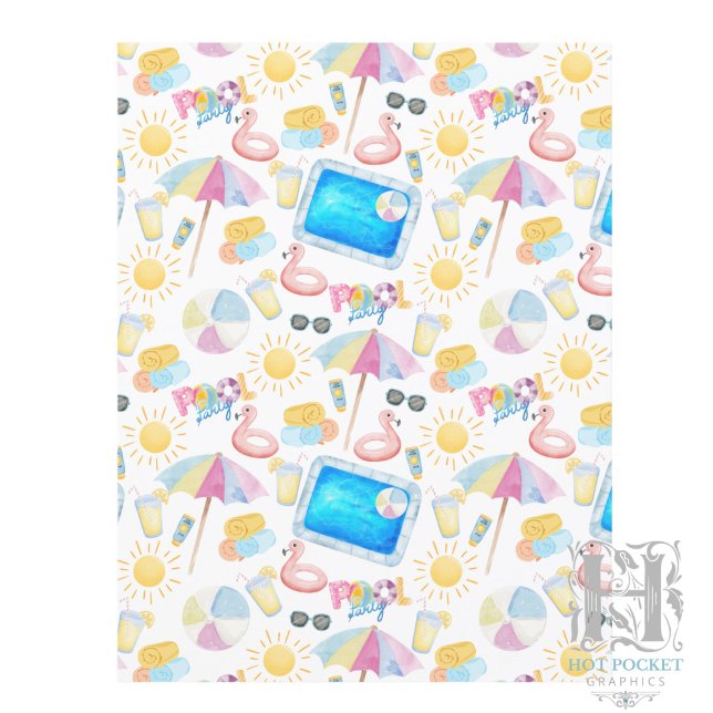Pool Party Scrapbook Paper  (Creator Uploaded)