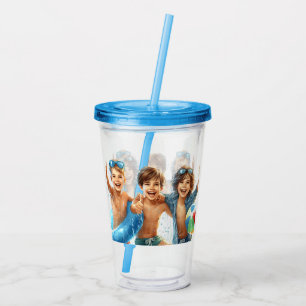 Pool Party Summer Fun Pool Party  Acrylic Tumbler