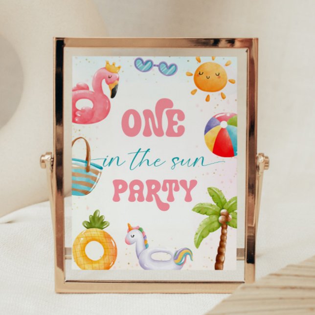 Pool Party, Tropical Beach Birthday Party Sign (Creator Uploaded)