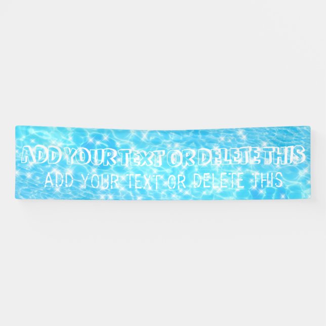 Pool party Tropical party Summer party Water party Banner (Horizontal)