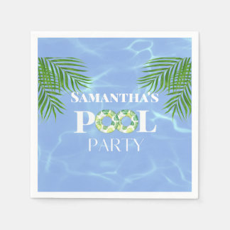 Pool Paty Paper Napkin
