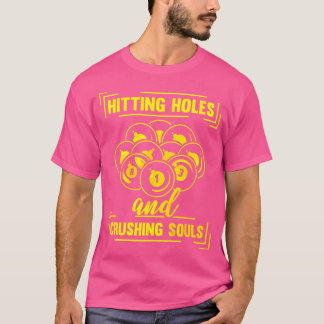 Pool Player Billiard Pool Funny Billiards Cue T-Shirt