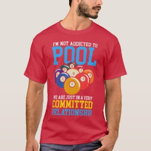 Pool Player Cue Sports Billiard retro T-Shirt