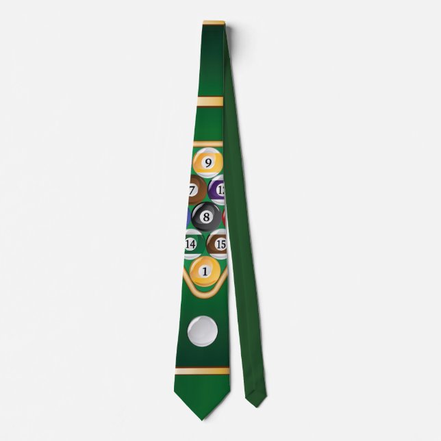 Pool Player  Tie (Front)