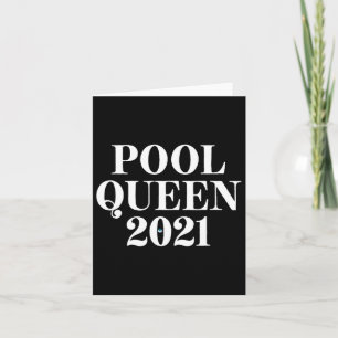 Pool Queen 2021 - Billiards  Card