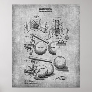 Pool Room Decor Print 14 Billiards Poster