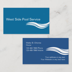 Pool Service Business Cards