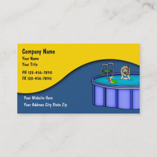Pool Service Cards