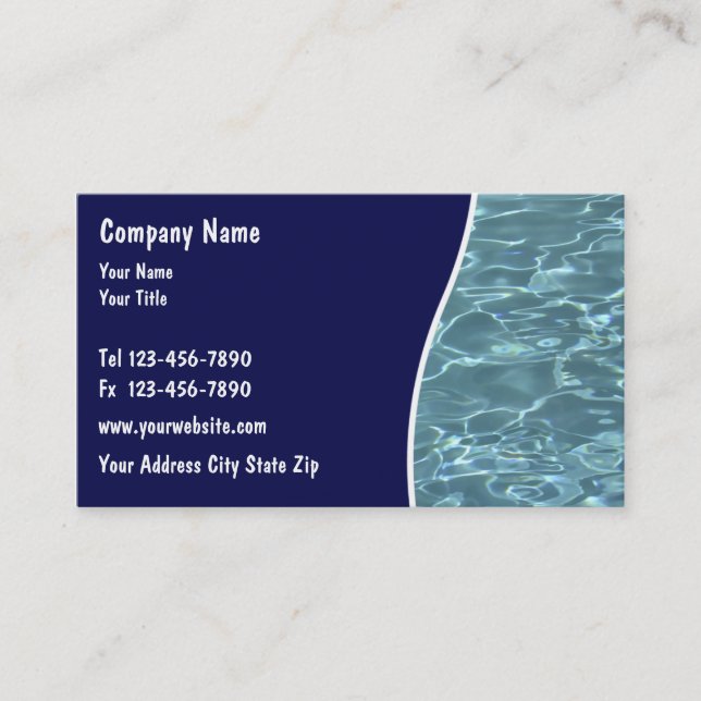 Pool Service Cards (Front)