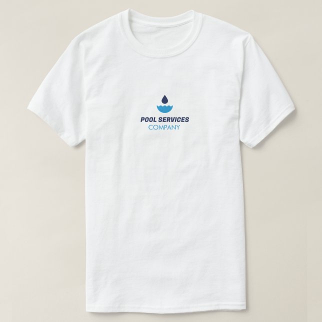 Pool Services Company T-Shirt (Design Front)