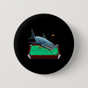 Pool Shark Billiards 8 9 Ball Straight Carom Snook 6 Cm Round Badge