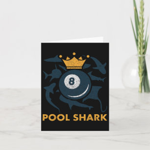 Pool Shark Billiards Pool Billiards Hall Player Ba Card