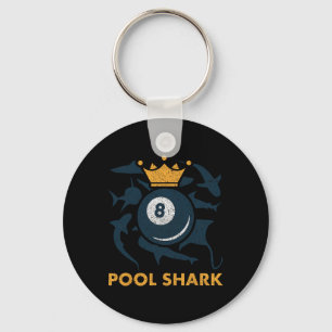 Pool Shark Billiards Pool Billiards Hall Player Ba Key Ring