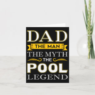 Pool Shark Dad Gifts For Billiards Dads  Card