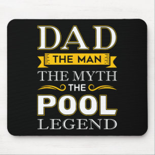 Pool Shark Dad Gifts For Billiards Dads  Mouse Mat