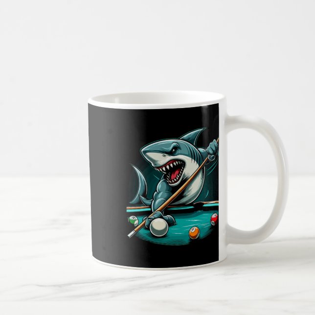 Pool Shark Funny Pool Player Billiards Billiard 8- Coffee Mug (Right)