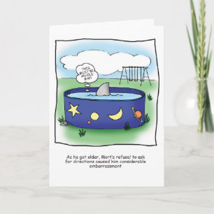 Pool Shark Humourous Birthday Card
