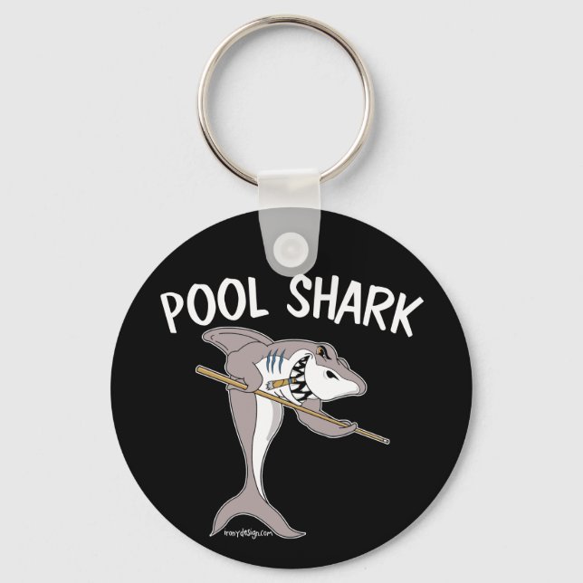 Pool Shark Key Ring (Front)