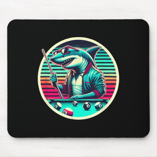 Pool Shark Master The Game With Precision And Skil Mouse Mat (Front)