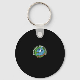 Pool Shark Quit Talking Start Chalking Long Sleeve Key Ring